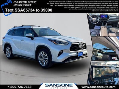 2025 Toyota Highlander Hybrid Platinum