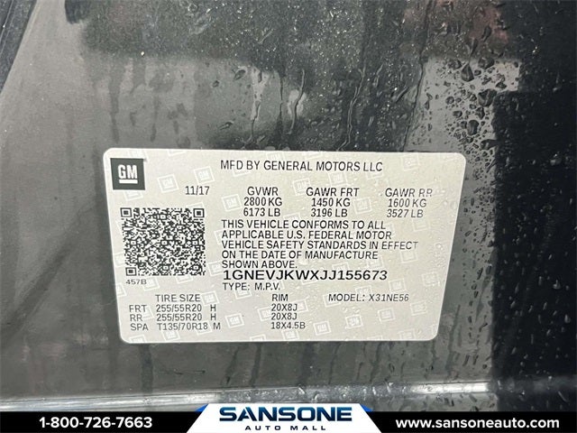 2018 Chevrolet Traverse Premier