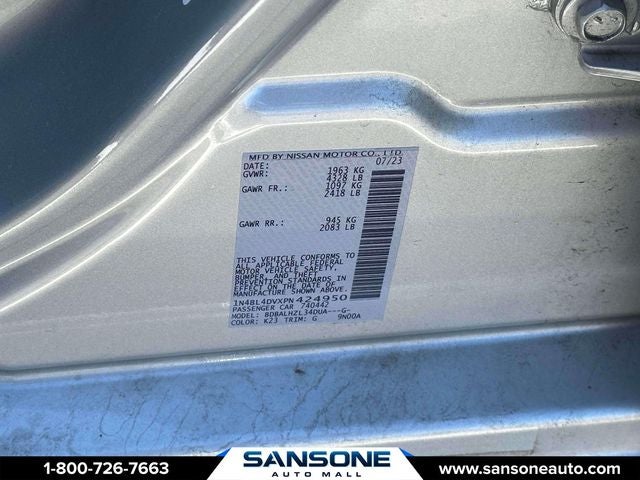 2023 Nissan Altima 2.5 SV