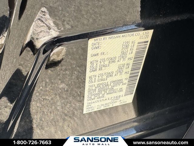 2020 Nissan Murano SL