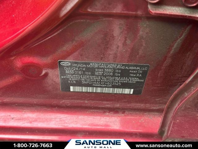 2015 Hyundai Elantra SE