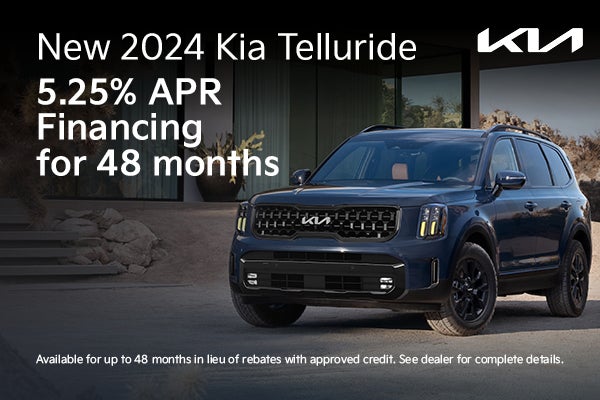 2024 Kia Telluride 5.25%APR financing for 48 months