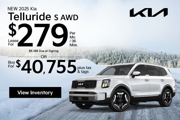 New 2025 Kia Telluride S AWD