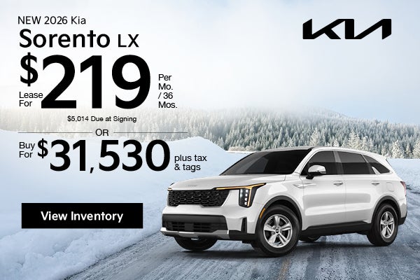 New 2026 Kia Sorento LX 