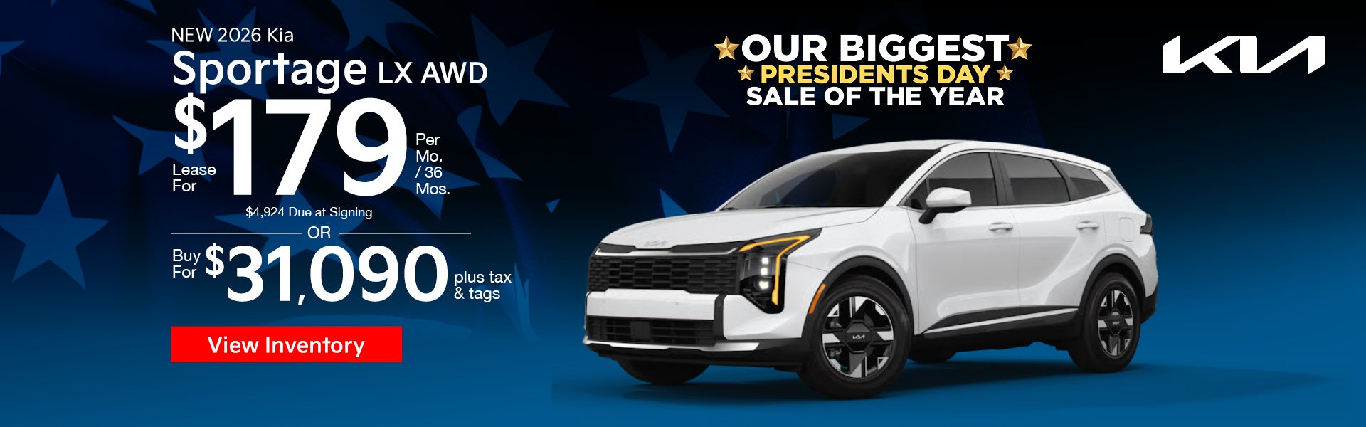 New 2026 Kia Sportage LX AWD