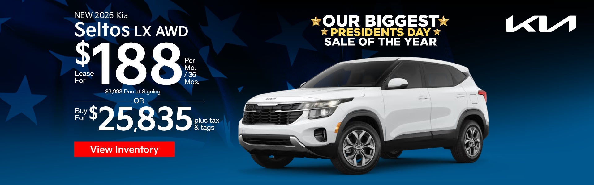 New 2026 Kia Seltos LX AWD