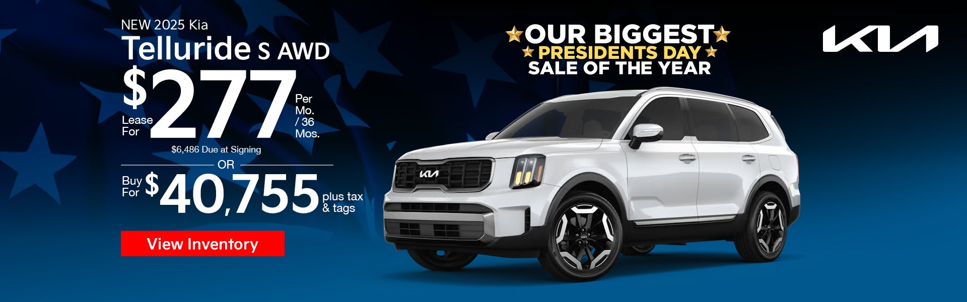 New 2025 Kia Telluride S AWD