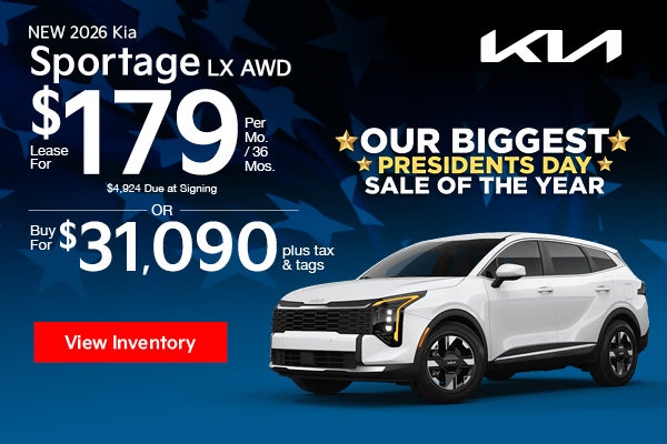 New 2026 Kia Sportage LX AWD