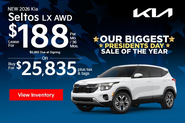 New 2026 Kia Seltos LX AWD