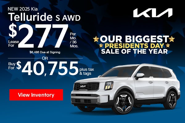 New 2025 Kia Telluride S AWD