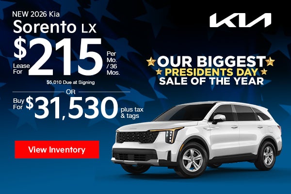 New 2026 Kia Sorento LX