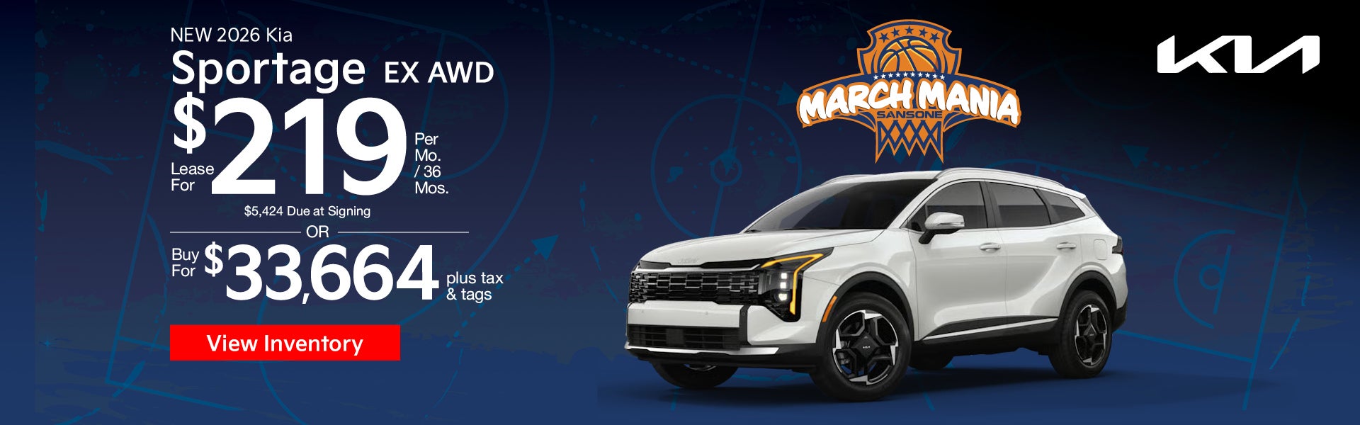 New 2026 Kia Sportage EX AWD