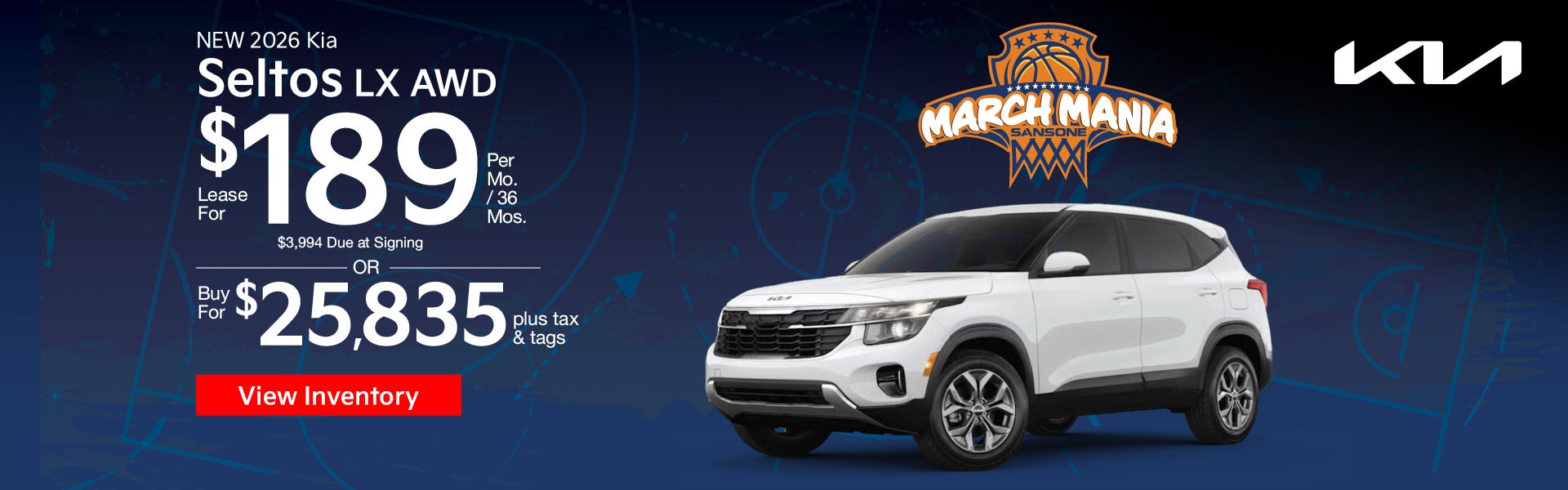 New 2026 Kia Seltos LX AWD
