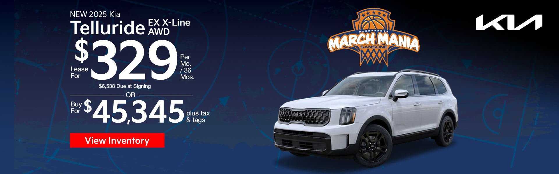 New 2025 Kia Telluride EX X-Line AWD