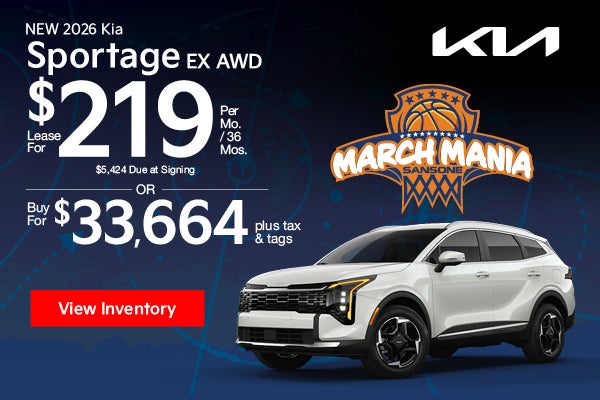 New 2026 Kia Sportage EX AWD