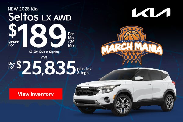 New 2026 Kia Seltos LX AWD