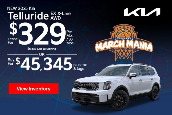 New 2025 Kia Telluride EX X-Line AWD