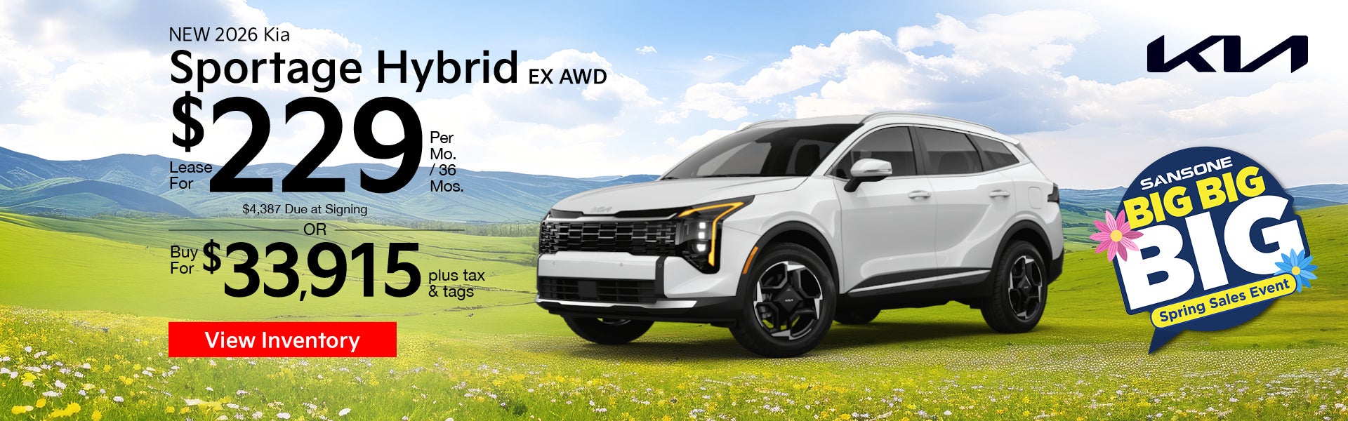 New 2026 Kia Sportage Hybrid EX AWD