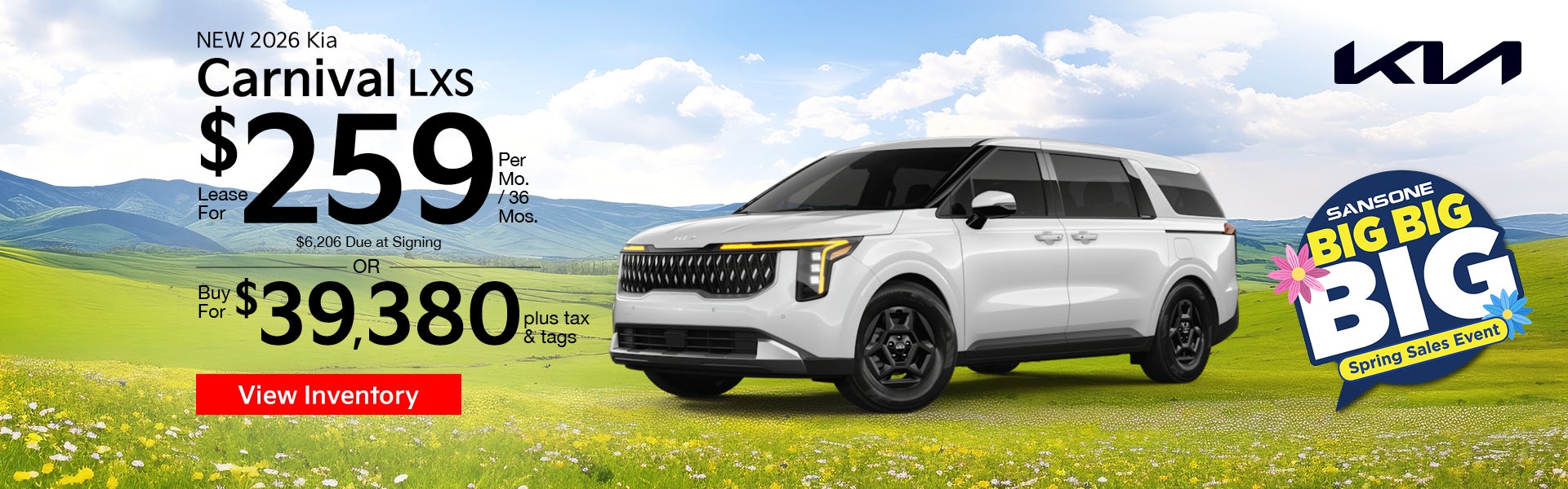 New 2026 Kia Carnival LXS