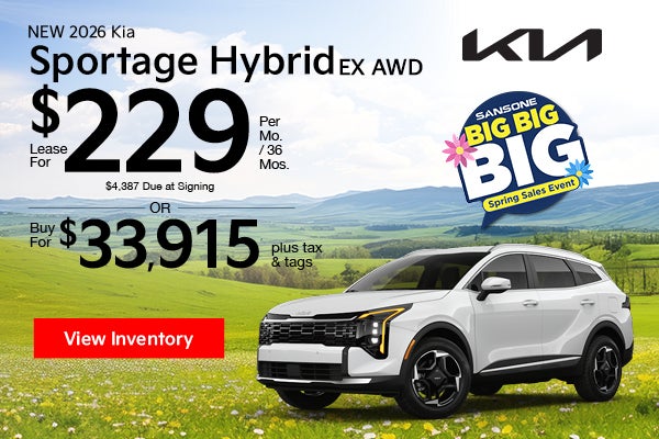 New 2026 Kia Sportage Hybrid EX AWD