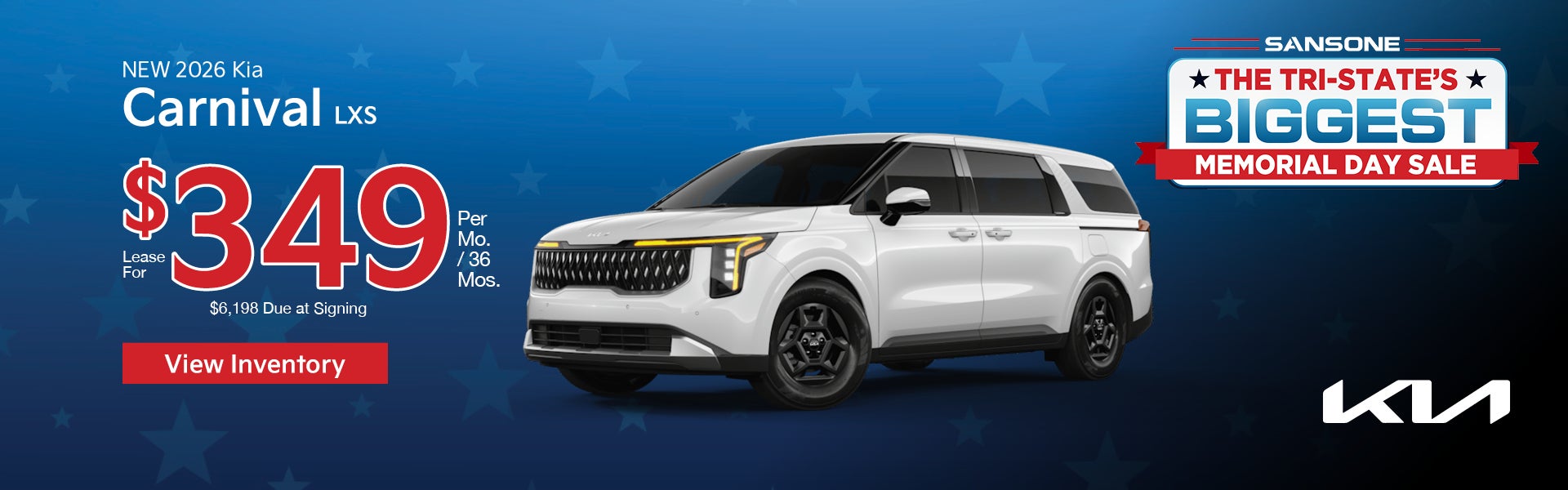 New 2026 Kia Carnival LXS