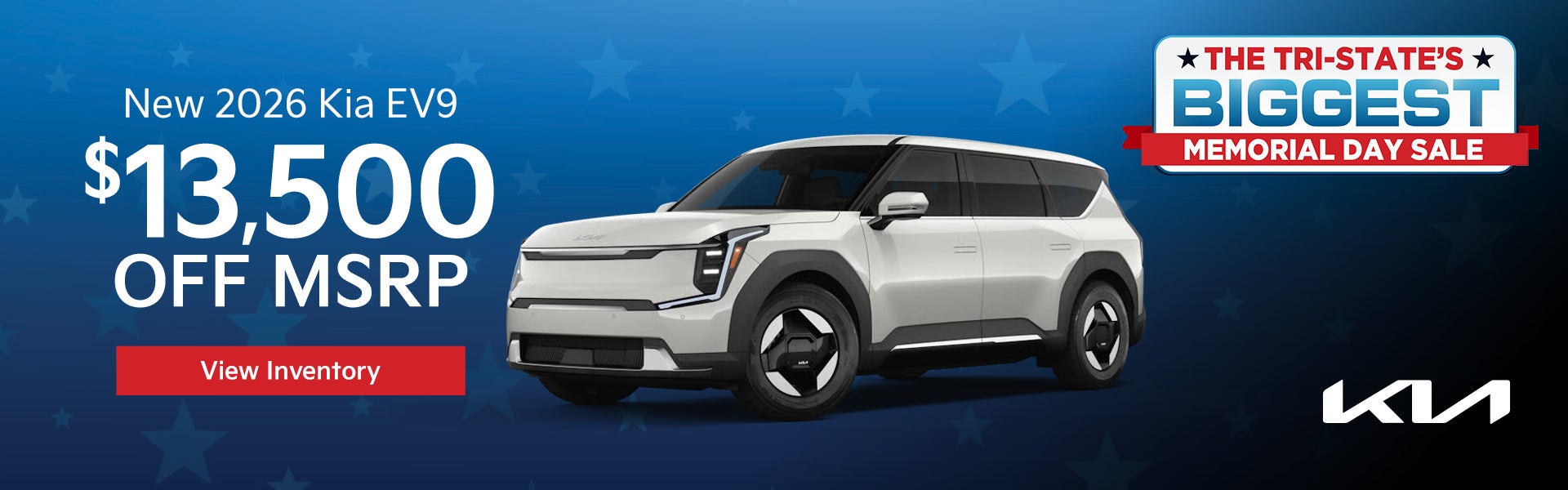 New 2026 Kia EV9 $13,500 Off MSRP