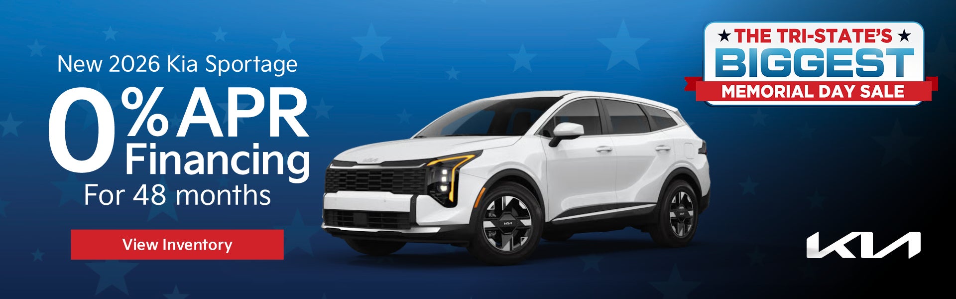 New 2026 Kia Sportage 0% APR Financing for 48 months
