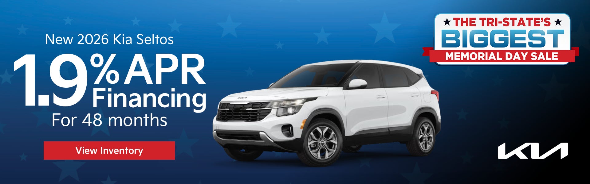 New 2026 Kia Seltos 1.9% APR Financing for 48 months