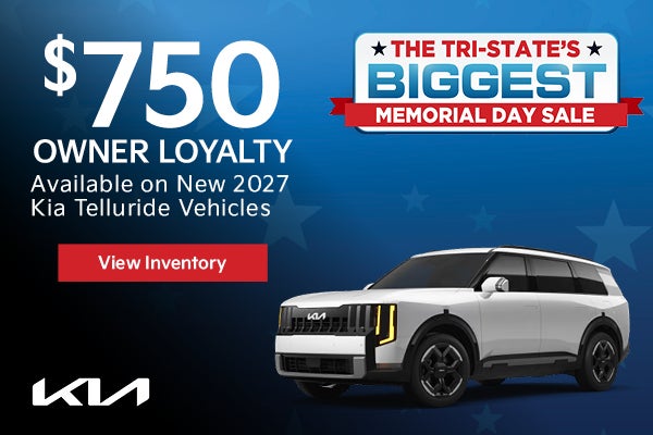 New 2027 Kia Telluride $750 Owner Loyalty