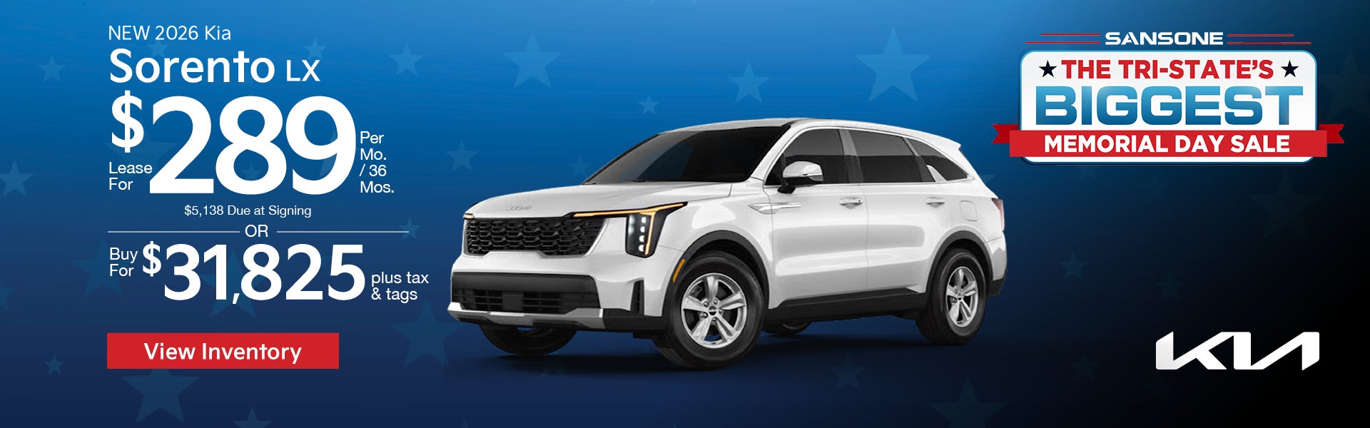 New 2026 Kia Sorento LX 