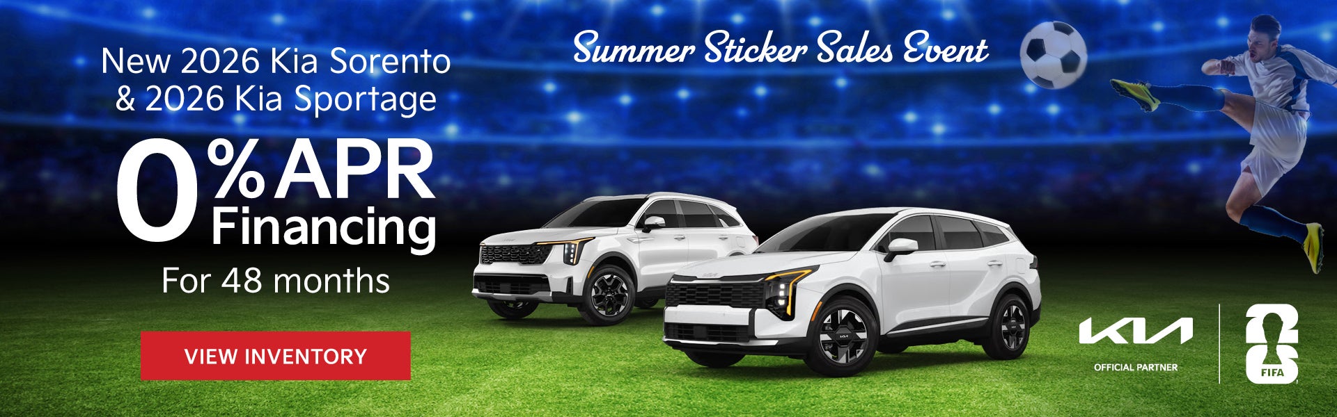 New 2026 Kia Sorento and 2026 Kia Sportage