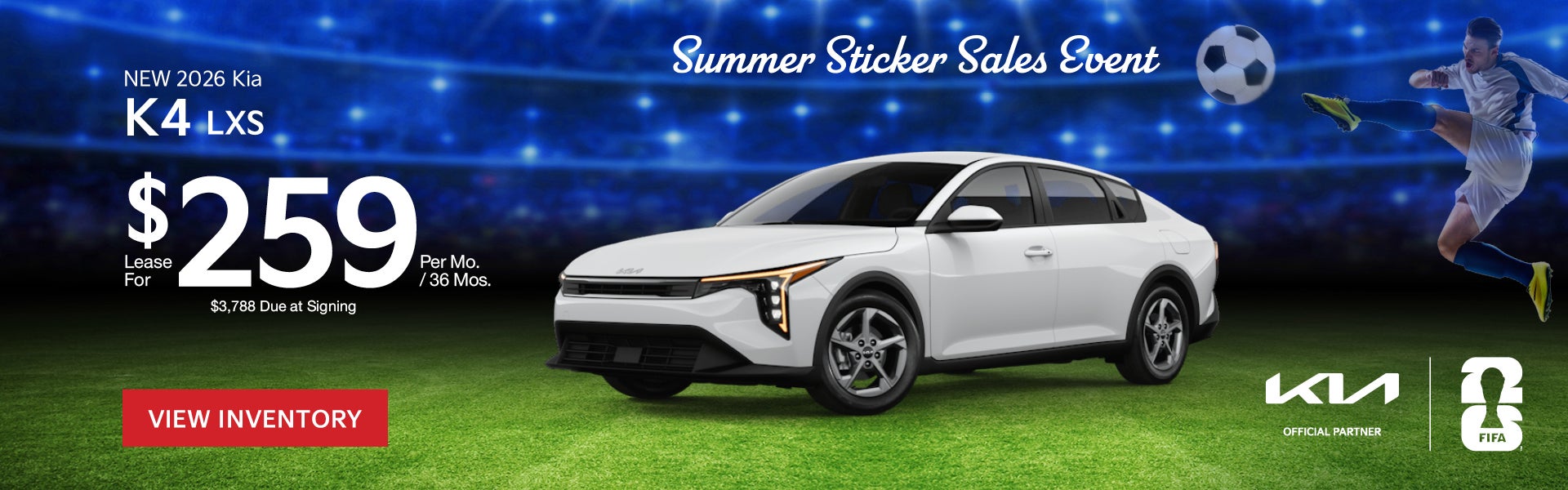 New 2026 Kia K4 LXS 