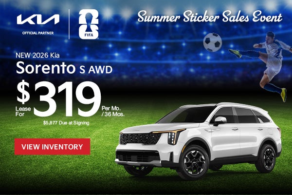 New 2026 Kia Sorento S AWD