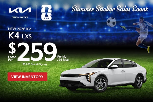 New 2026 Kia K4 LXS 