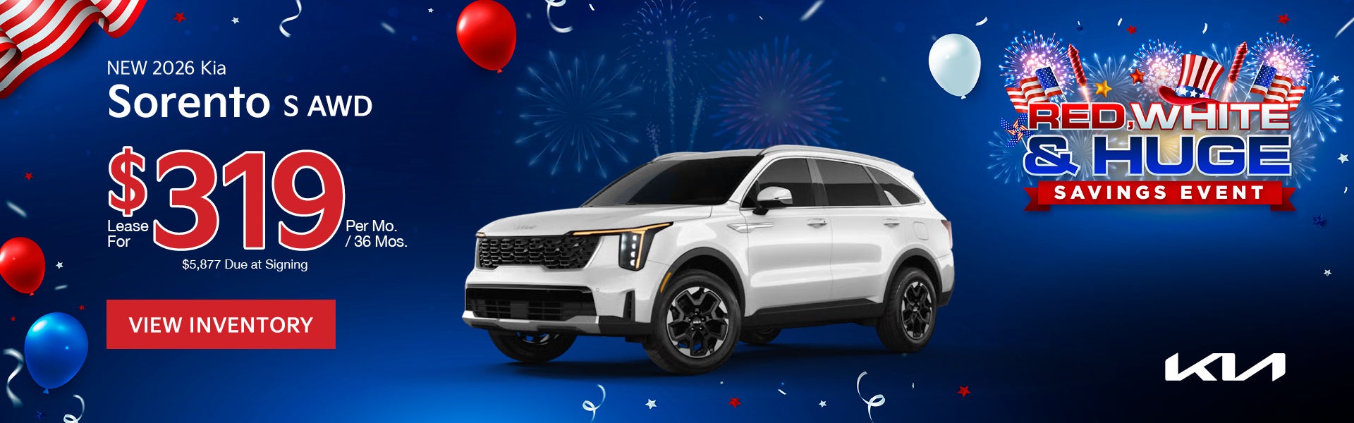 New 2026 Kia Sorento S AWD