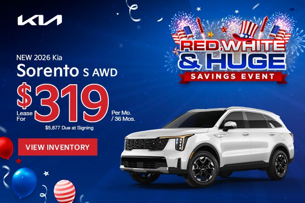 New 2026 Kia Sorento S AWD