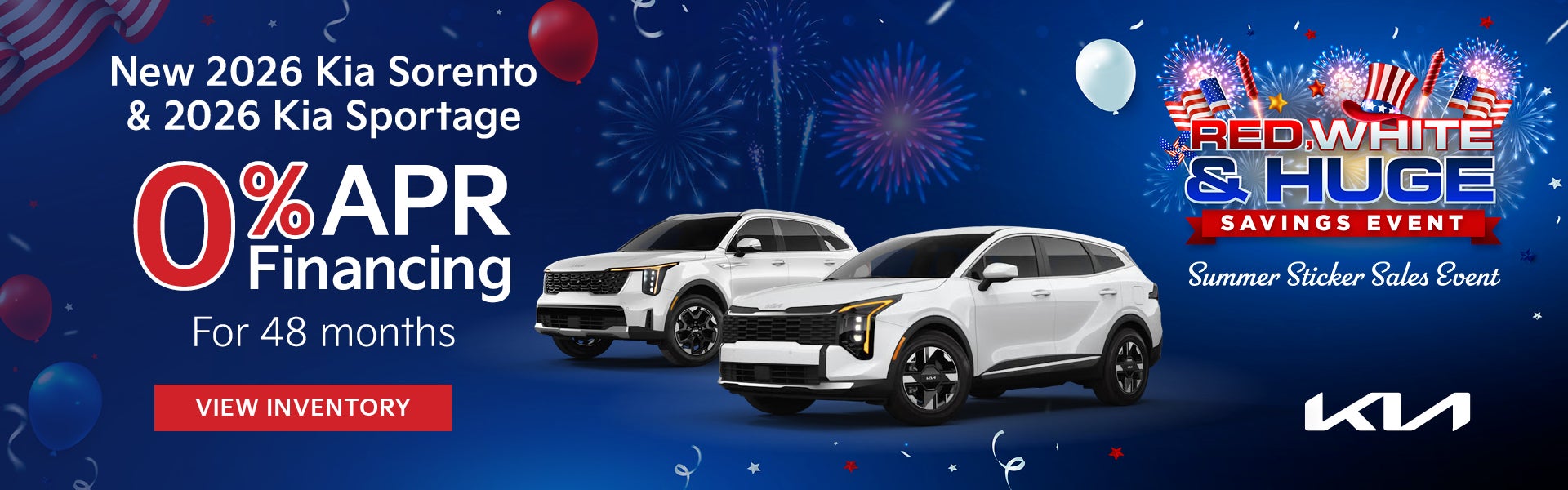 New 2026 Kia Sorento and 2026 Kia Sportage