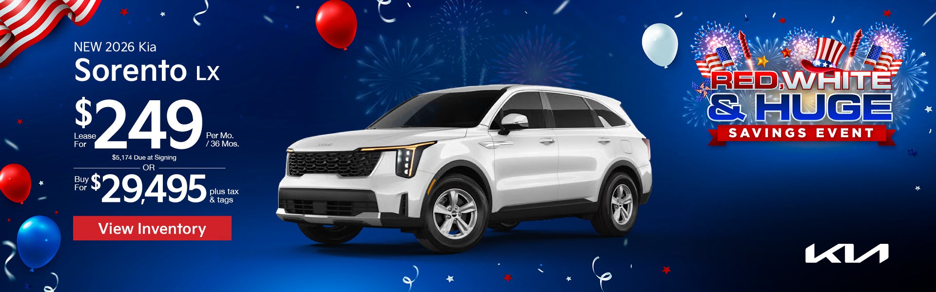 New 2026 Kia Sorento LX 