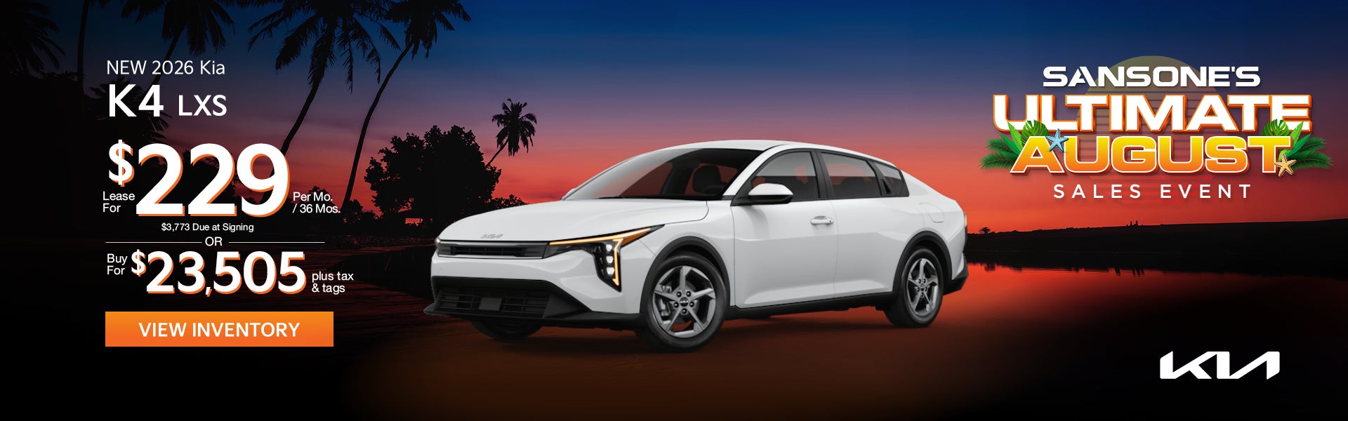 New 2026 Kia K4 LXS 