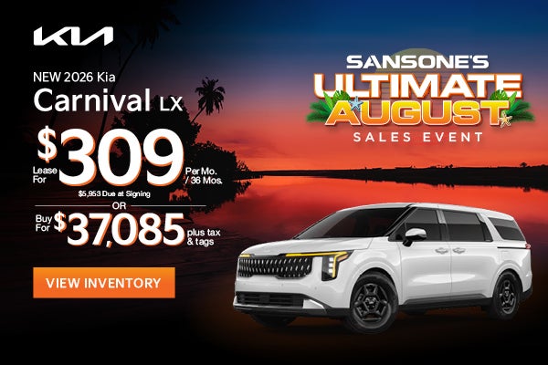 New 2026 Kia Carnival LX