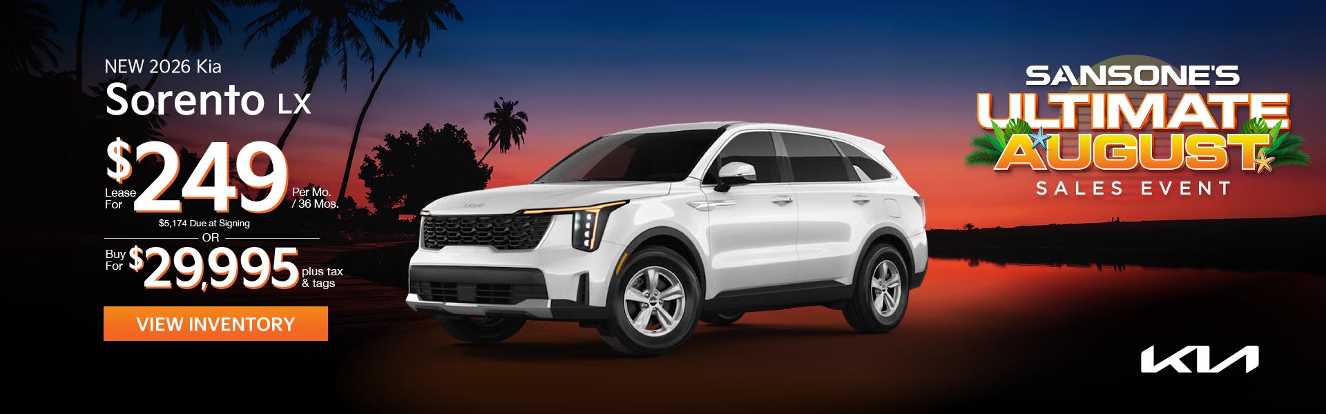 New 2026 Kia Sorento LX 