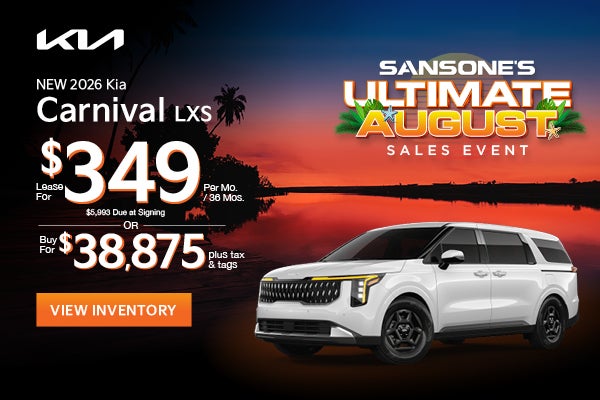 New 2026 Kia Carnival LXS 