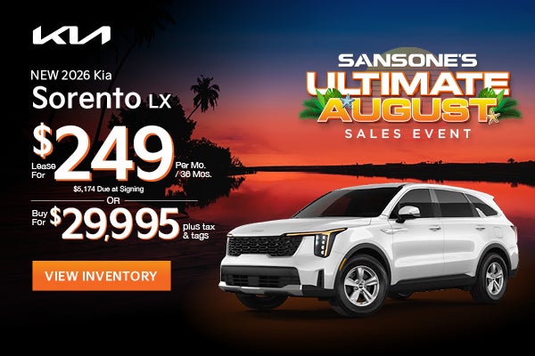 New 2026 Kia Sorento LX 
