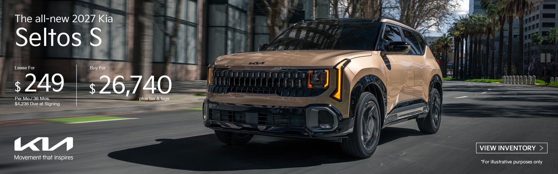 New 2027 Kia Seltos S
