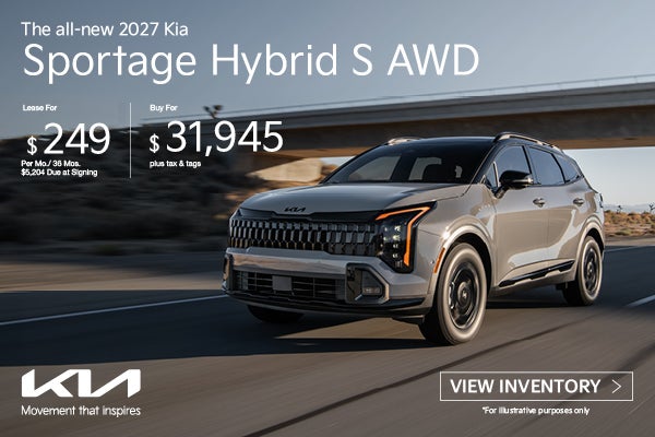 New 2027 Kia Sportage Hybrid S AWD