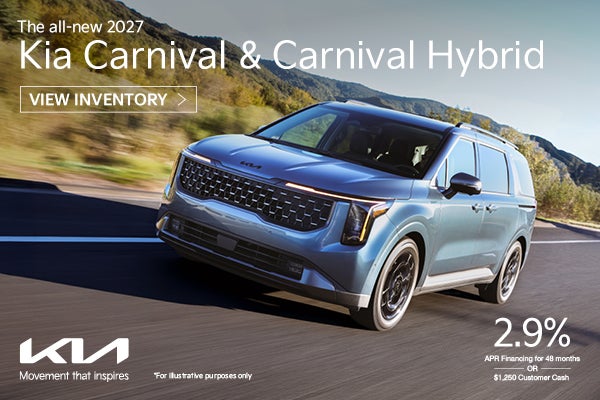 New 2027 Kia Carnival & Carnival Hybrid 