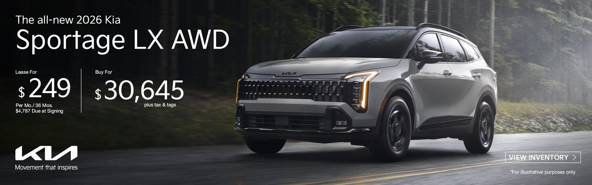 New 2026 Kia Sportage LX AWD
