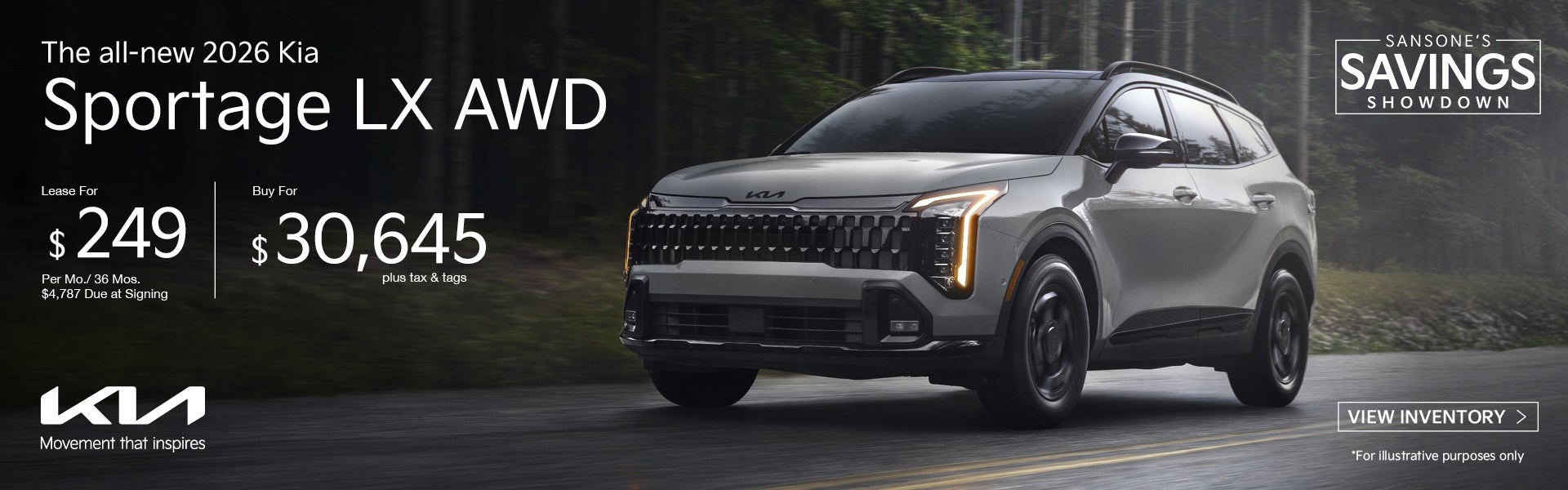 New 2026 Kia Sportage LX AWD