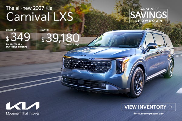 New 2027 Kia Carnival LXS