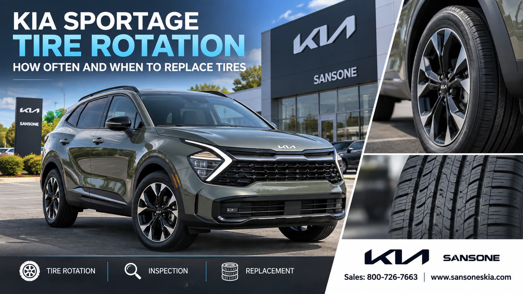 Kia Sportage tire rotation